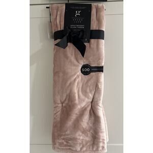 Grand Luxe 500gsm HEAVYWEIGHT 60x70” BLUSH PINK Soft Plush Throw Blanket NEW